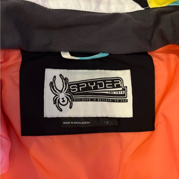 Girls Spyder winter jacket size 14 - Picture 5 of 5
